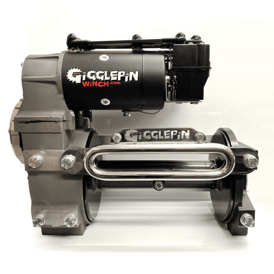 Gigglepin4x4 Twinmotor winch Bow2, 12v, Pro 150, Std Drum, +40%